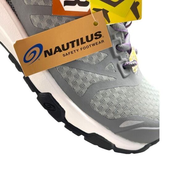 Nautilus Women's Gray Safety Velocity Carbon Toe Work Shoe Size 7.5 NWT - Picture 11 of 13